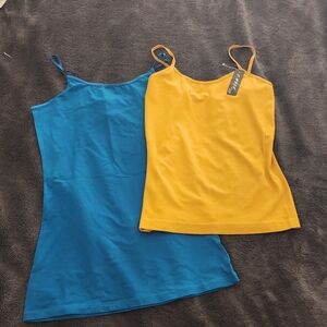 Blue and Yellow Camisole Set